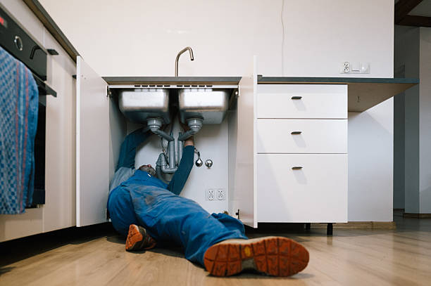 Professional Drain Cleaning technician working in Valley Park, MO